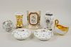 Jacob Petit Vase & Six Continental Porcelain Items