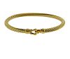 David Yurman 18K Gold Cable Buckle Bracelet