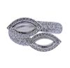 Platinum Diamond Bypass Ring Mounting