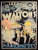 Emile Finot "Les Waltons Marionettes" Poster