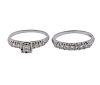 Platinum Diamond Bridal Ring Set