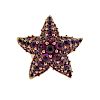 Pomellato Sirene 18k Gold Rhodolite Starfish Ring 