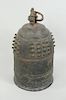Large Japanese Bronze Temple Bell