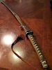 antique Japanese Samurai Sworld from WWI, signed on Tang