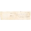 1785 Check Signed JOHN CADWALADER, Rev War Commander of Pennsylvania Troops 