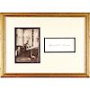 Outstanding ANNA MARY (GRANDMA) MOSES, Framed Signature