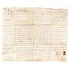 1750 Colonial PA. Land Indenture Traced from the 1688 William Penn Land Patent 
