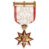 Society of Colonial Governors Massachusetts-Bay Colony Decendants Gold Badge!