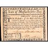 Colonial Currency COLONEL LOAMMI BALDWIN Signed 1780 MASS Note