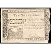 Colonial Currency, North Carolina May 17, 1783 Ten Shillings PCGS EF-45