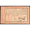 Colonial Currency, PA. April 10, 1777, 4 Shillings Red + Black Printed Text Note