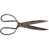 c. 1775 Revolutionary War Era Blacksmith Forged 12 inch long Iron Scissors