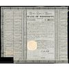1833-Dated State Of Mississippi $1,000 Bond Bearing Interest at 6%