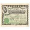 Handsome 1912-Dated St. Louis American League Baseball Co. Stock Certificate