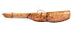 Rustic Western Tooled Leather Rifle Scabbard