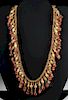 Important Greco-Persian Gold & Carnelian Necklace - 75g