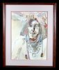 Original Sari Staggs Chief Water Color Painting