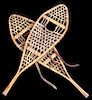 Antique Rawhide and Wood Snowshoes