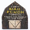 Hand Painted Mail Pouch Tobacco Advertising Sign