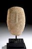 Large Greek Cycladic II Marble Head