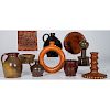 Redware Jugs, Trivets and Other Items