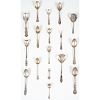 Sterling Silver and Silverplated Spoons, Including Souvenir Spoons