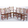 English Queen Anne Country Chairs