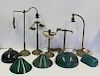 Lot of Assorted Student Lamps and Shades.
