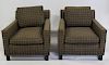 MIDCENTURY. Pair Of Dunbar Signed Upholstered