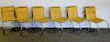 Midcentury Set of 6 Mies Van Der Rohe MR10 Chairs.