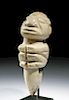Large Costa Rican Stone Figural Amulet