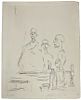 Artist: GIACOMETTI, ALBERTO SCULPTURES DANS L'ATELIER ETCHING Edition: OF 150
