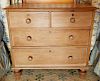 Antique English Pine Chest of Four Drawers