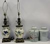 Porcelain Grouping To Include A Pair Of Lidded