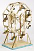 Painted tin Ferris wheel steam toy accessory