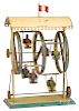 Painted double Ferris wheel steam toy accessory