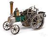 Live steam traction engine model