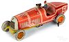 Tippco tin lithograph wind-up boat tail racer