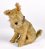Seated terrier mohair dog