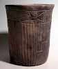 Maya Carved Cylinder - Guatemala, 400 - 800 AD