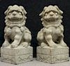 Antique Chinese Stone Foo Dogs- C.L. Ma Collection