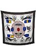 Hermes Les Voitures a Transformation Cashmere Silk Shawl Scarf