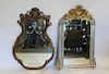 Lot Of 2 Antique Mirrors.