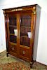 FRENCH EMPIRE STYLE MAHOGANY BIBLIOTHEQUE
