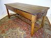 19TH C.PROVINCIAL FRENCH WALNUT TABLE
