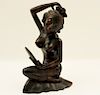 IRON WOOD CARVED FIGURE OF BEAUTY 
