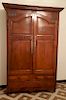 19TH C. FRENCH PROVINCIAL FRUITWWOD ARMOIRE