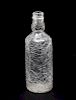 DAVID KING, Crackled Glass Bottle