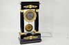 French Ebonized & Gilt Bronze Mantel Clock
