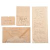 Ernest Hemingway, Collection of Hand Notations
